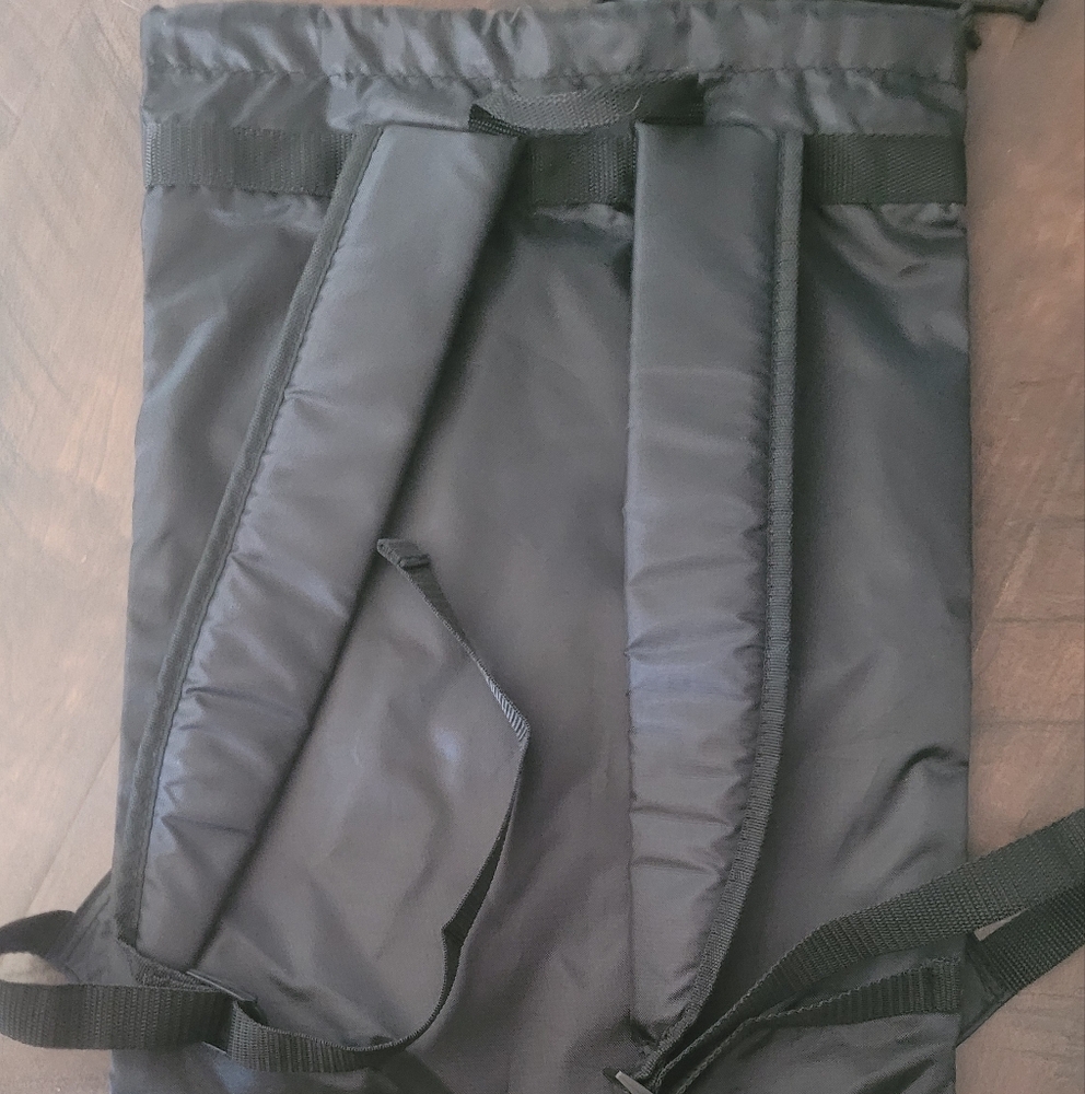 Black Drawstring Backpack - Picture 5 of 5